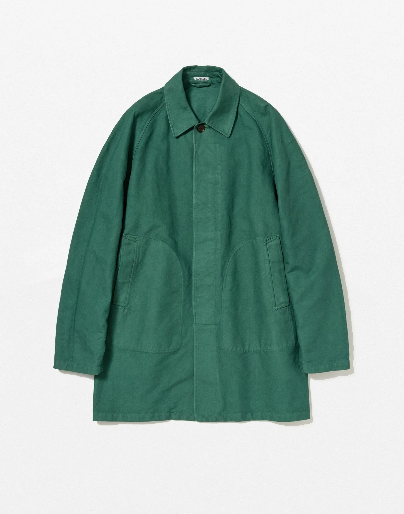 Auralee - KID MOHAIR SHEER KNIT POLO (LIME YELLOW) — EQUIPMENT